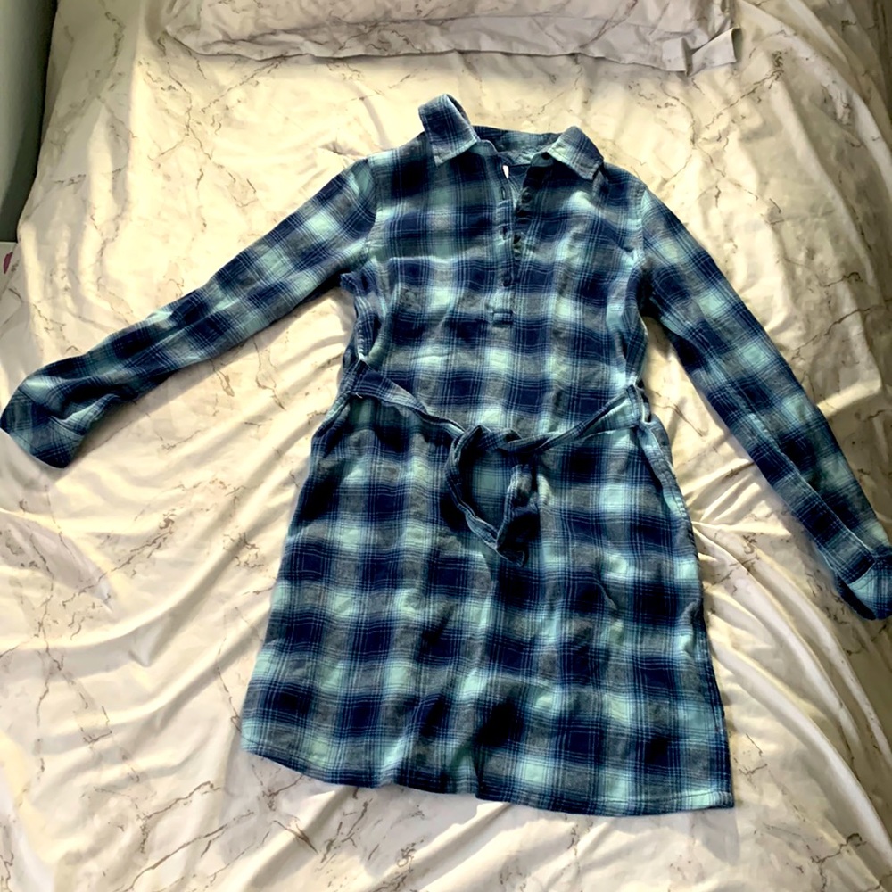 Blue school dress